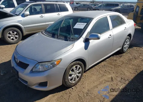 2010 Toyota Corolla Le из США, поврежденный, VIN 2T1BU4EE3AC519186